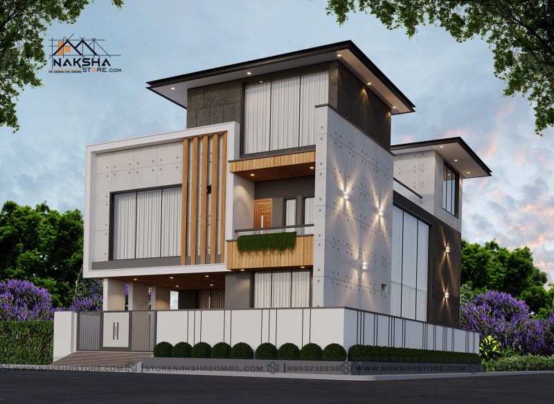 Modern 3D House Elevation Design – Stylish Ghar ka 3D Naksha